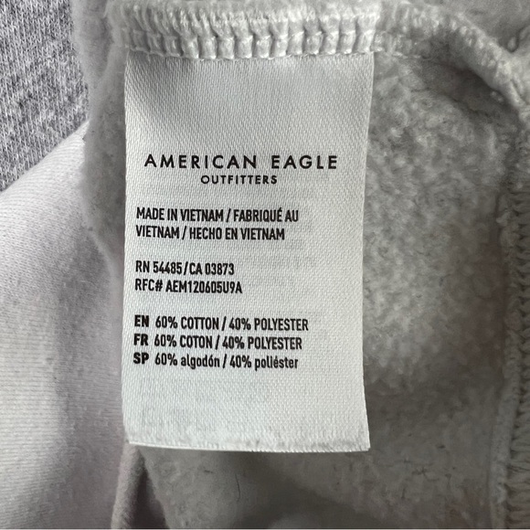 American Eagle Outfitter Women's Cropped Quarter Zip Sweater Long Sleeve Size M - Picture 7 of 9